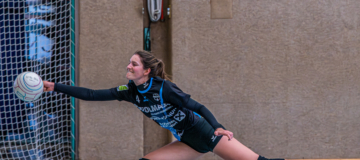 Jana Lugerbauer in der Abwehr